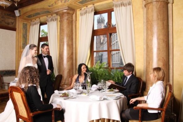Restauracja Wierzynek - sale weselne Kraków 